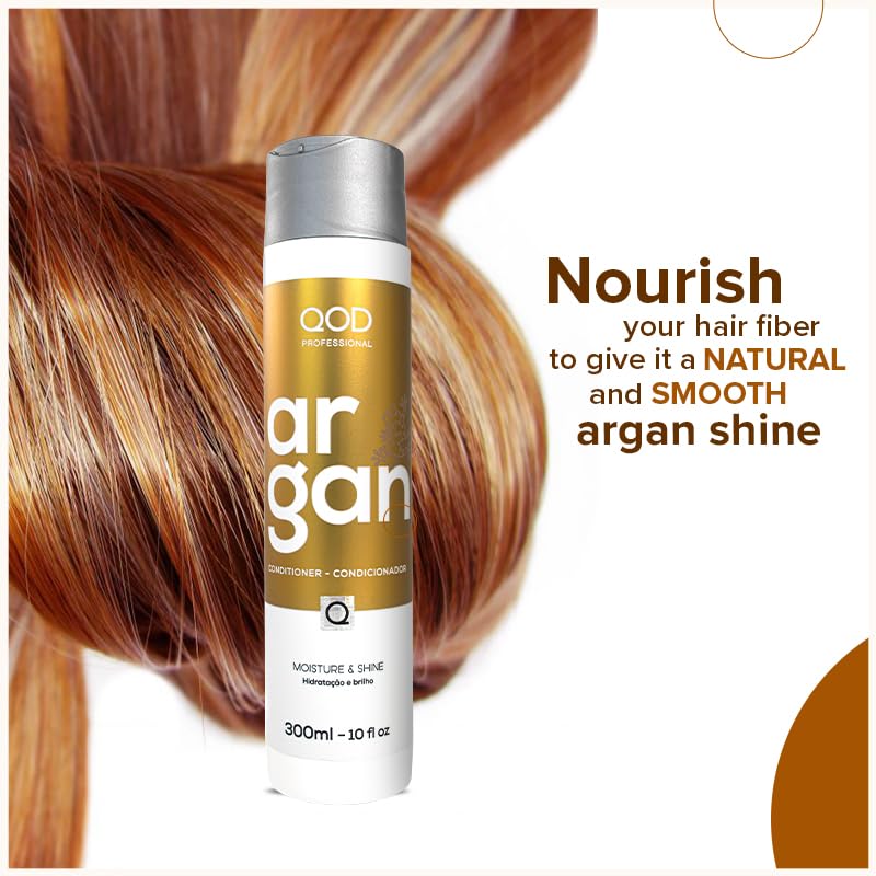 Qod Professional Argan Moisture & Shine Conditioner (300ml)
