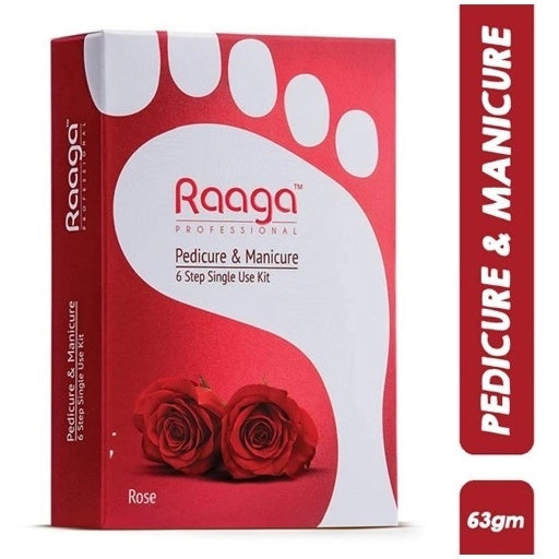 Raaga Pedicure &amp; Manicure Rose Single Use Kit