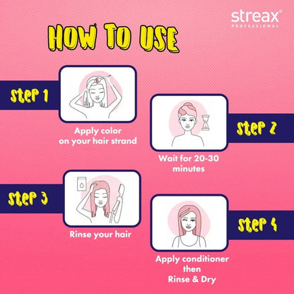 Streax Groovy Pink