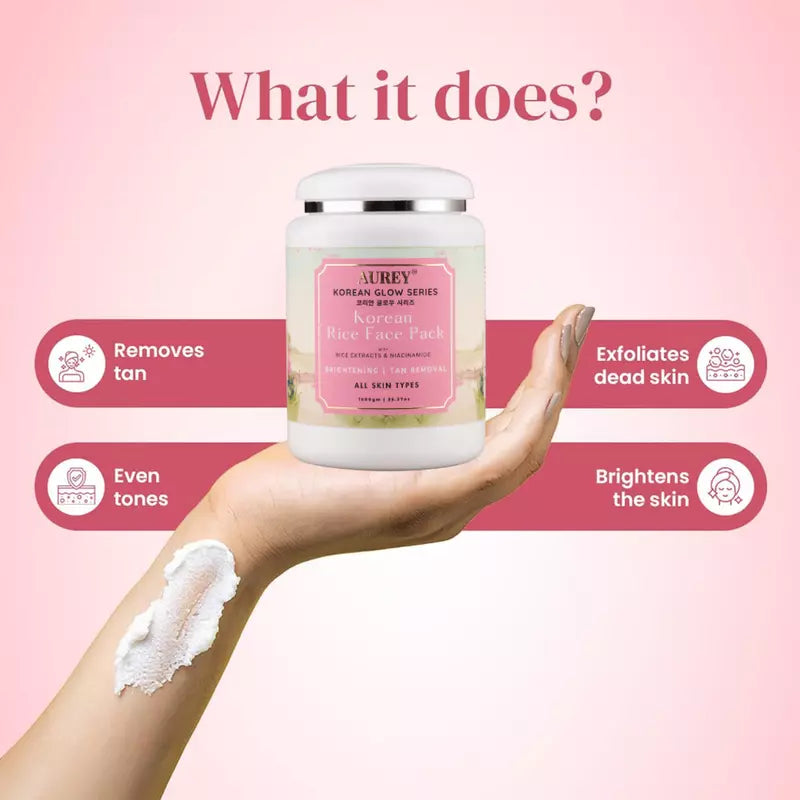 Aurey Korean Rice Face Pack 1Kg