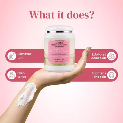 Aurey Korean Rice Face Pack 1Kg