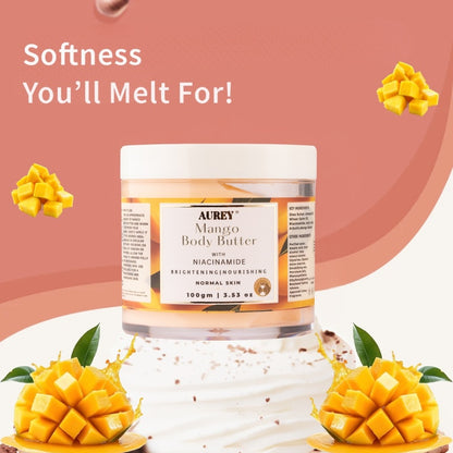 Aurey Mango Body Butter With Niacinamide 100 gm