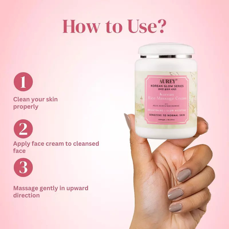 Aurey Korean Rice Massage Cream 1 Kg