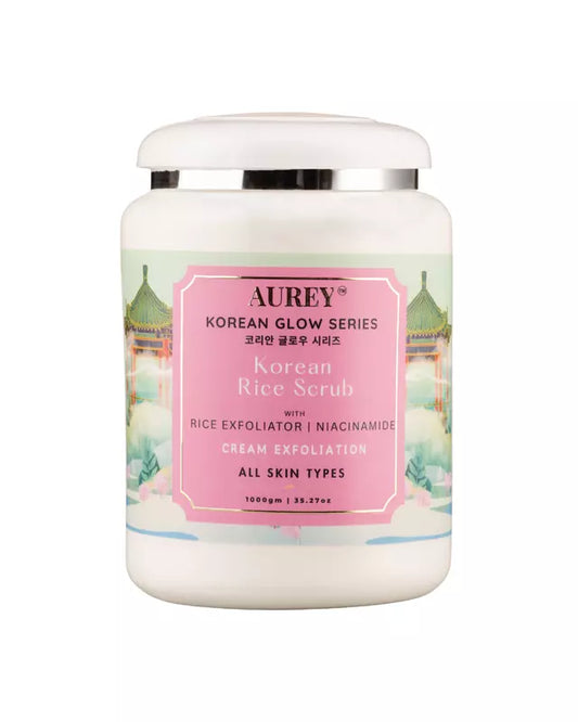 Aurey Korean Rice Scrub With Rice Exfoliator &amp; Niacinamide 1Kg