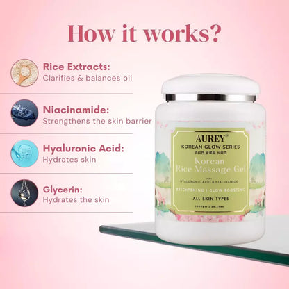 Aurey Korean Rice Massage Gel 1Kg