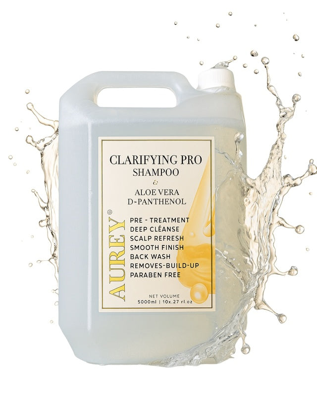 Aurey Clarifying Pro Shampoo With Aloe Vera &amp; D-Panthenol 5000 ml