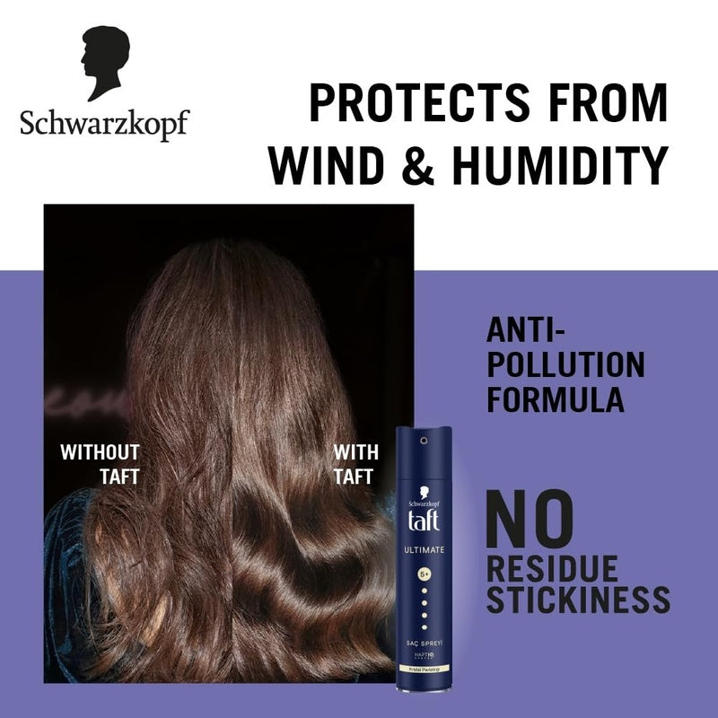 Schwarzkopf Taft Hair Ultimate Hold 5+ Blue