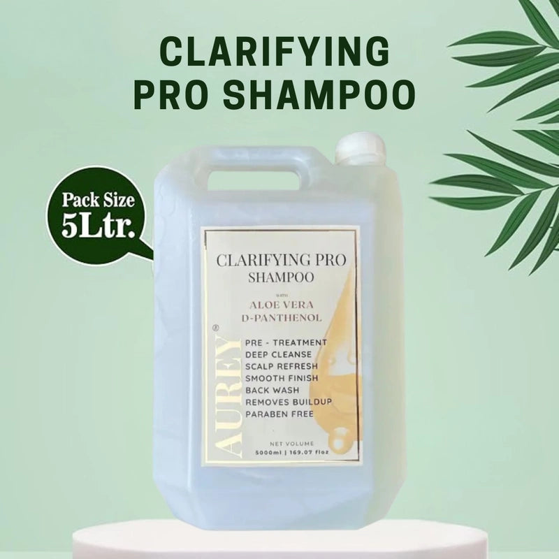 Aurey Clarifying Pro Shampoo With Aloe Vera &amp; D-Panthenol 5000 ml
