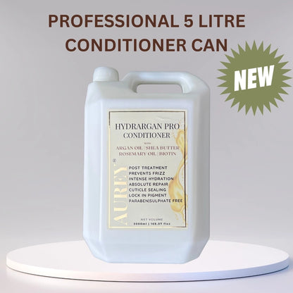 Aurey Hydrargan Pro Conditioner With Argan Oil | Shea Butter | Rosemary Oil &amp; Biotin 5000ML
