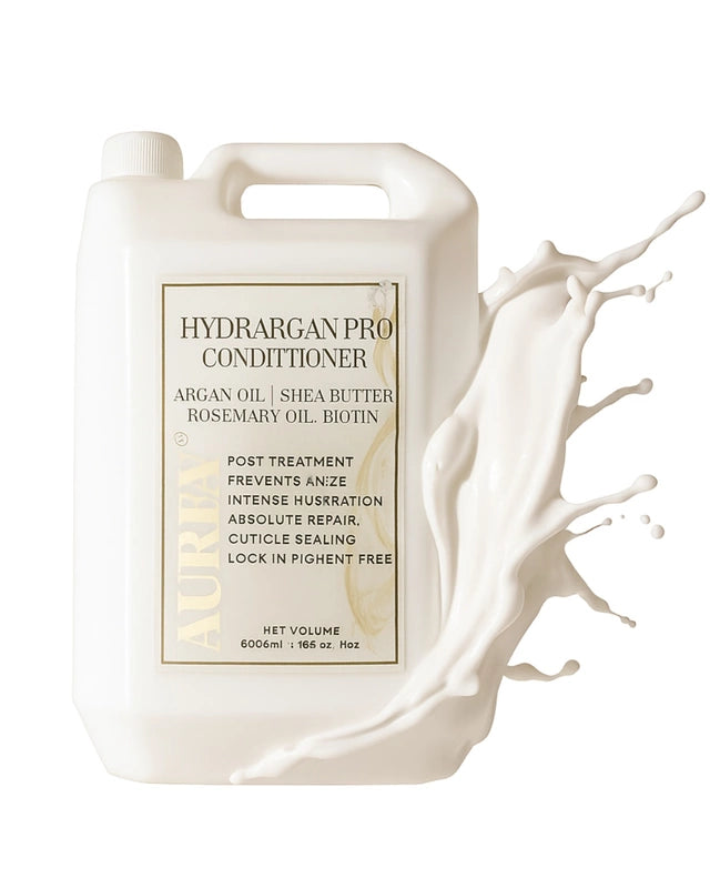 Aurey Hydrargan Pro Conditioner With Argan Oil | Shea Butter | Rosemary Oil &amp; Biotin 5000ML