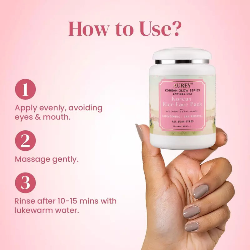 Aurey Korean Rice Face Pack 1Kg