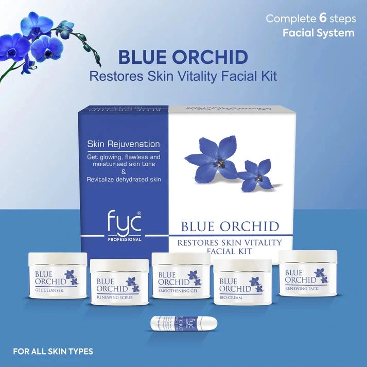 FYC PROFESSIONAL BLUE ORCHID FOR FRESH &amp; BRIGHT COMPLEXION FACIAL KIT (260g)