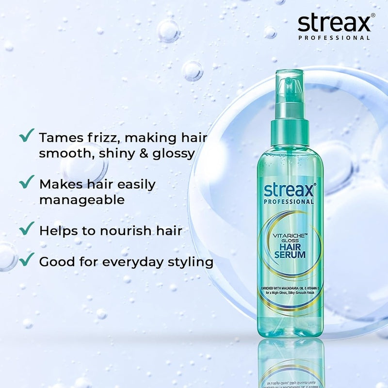 Streax Vitariche Gloss Hair Serum 115 ml