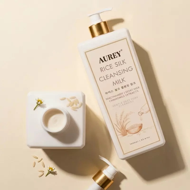Aurey Korean Rice Silk Cleansing Milk 1 Kg