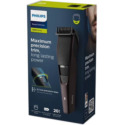 Philips Beard Trimmer With 45 Min Runtime and 20 Length Settings (BT3415/15)