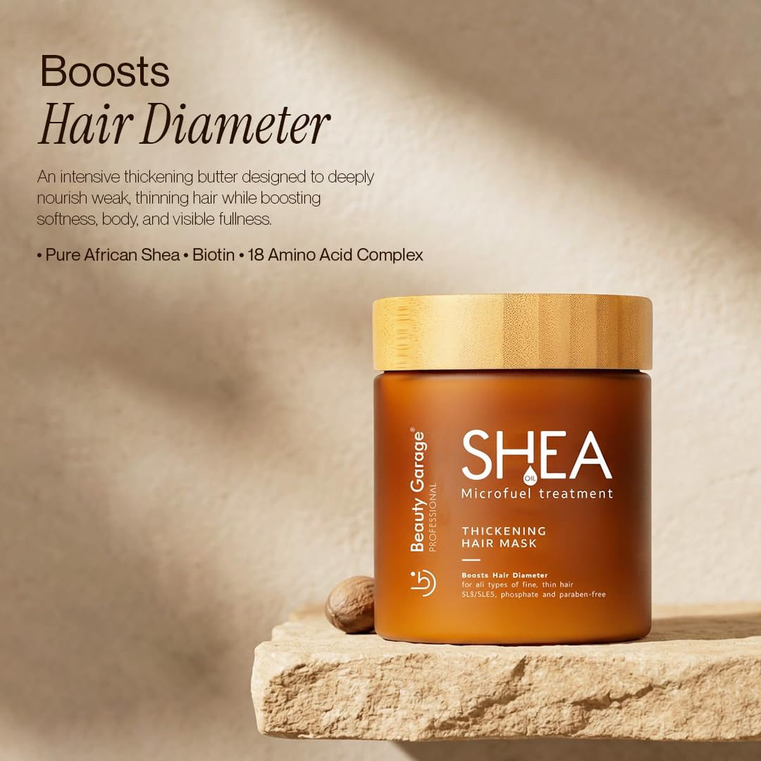 Beauty Garage Shea Microfuel Thickening Treatment Butter (250ml)