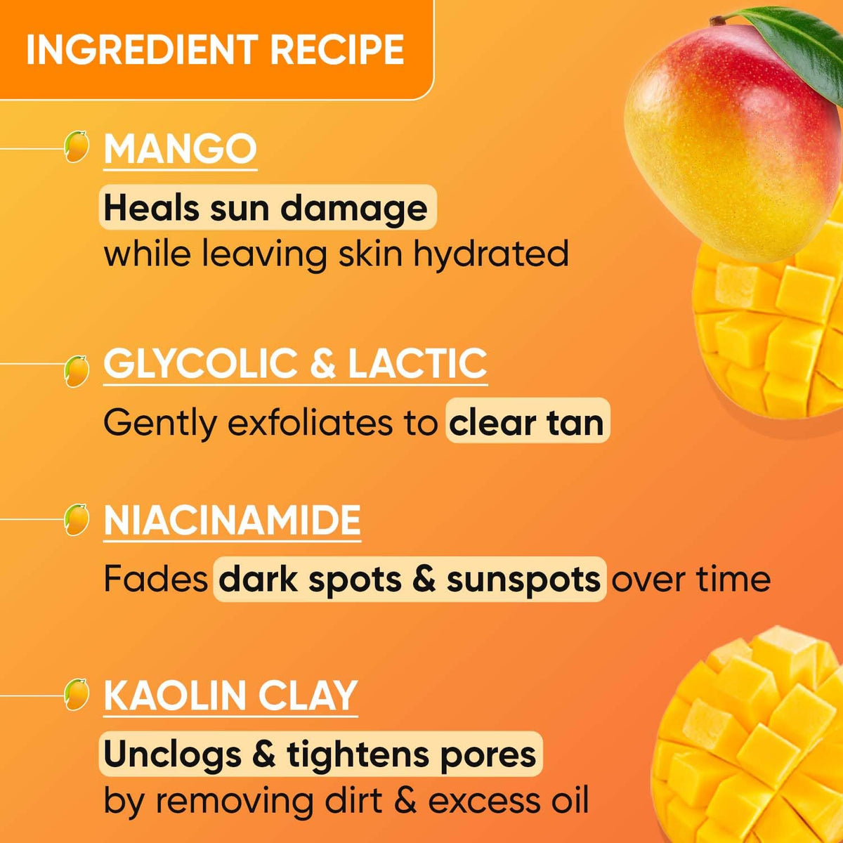 Dot & Key Mango Detan Clay Mask (70gm)