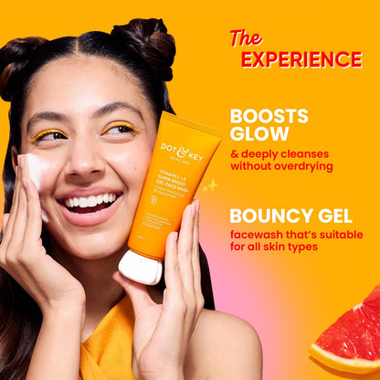 Dot & Key Vitamin C + E Super Bright Gel Face Wash (175ml)