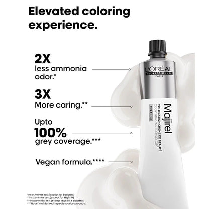 L'oreal Professionnel Paris Majirel Hair Color - 3.0 (Dark Brown) (60ml) + Oxydant Creme 20 Vol. 6% Developer (495ml)