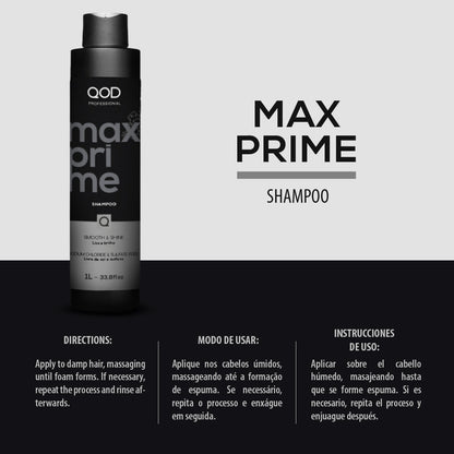 Qod Professional Max Prime After Treatment Shampoo (1000ml)