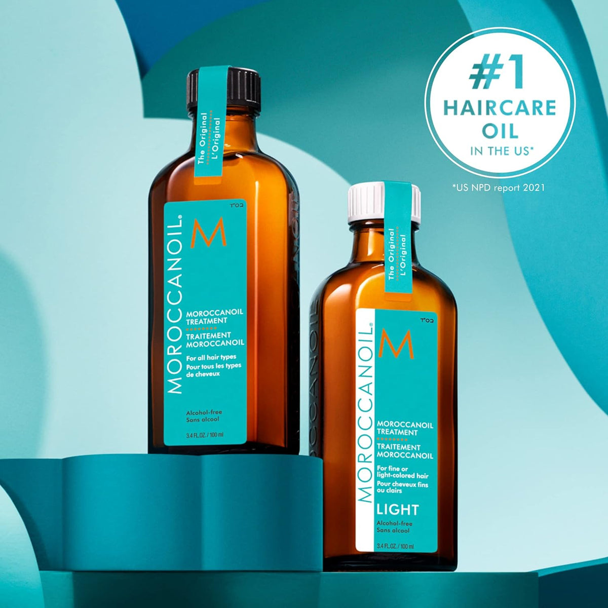 Moroccanoil Treatment Light Hair Oil|Argan Oil|Smooths, Nourishes & Boosts Shine for Fine/Light Hair (100ml)
