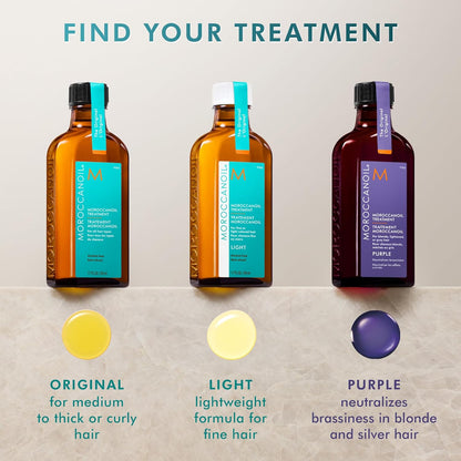 Moroccanoil Treatment Light Hair Oil|Argan Oil|Smooths, Nourishes & Boosts Shine for Fine/Light Hair (100ml)