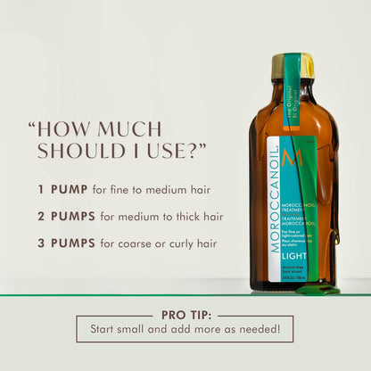 Moroccanoil Treatment Light Hair Oil|Argan Oil|Smooths, Nourishes & Boosts Shine for Fine/Light Hair (100ml)