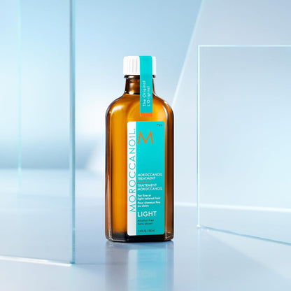 Moroccanoil Treatment Light Hair Oil|Argan Oil|Smooths, Nourishes & Boosts Shine for Fine/Light Hair (100ml)