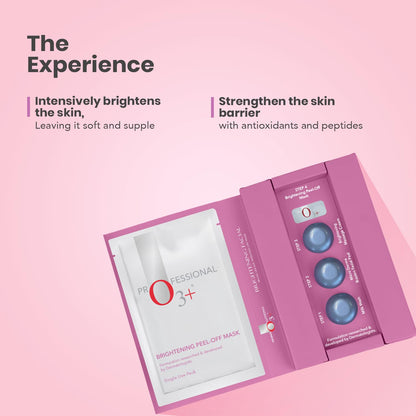 O3+ Brightening Facial Kit With Brightening & Glow Boosting Peel Off Mask (40gm+5ml)
