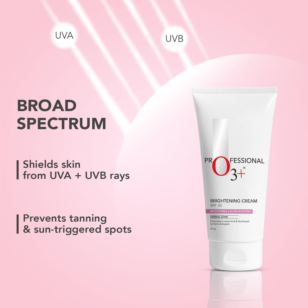 O3+ Professional Brightening Cream SPF 30 (50gm)