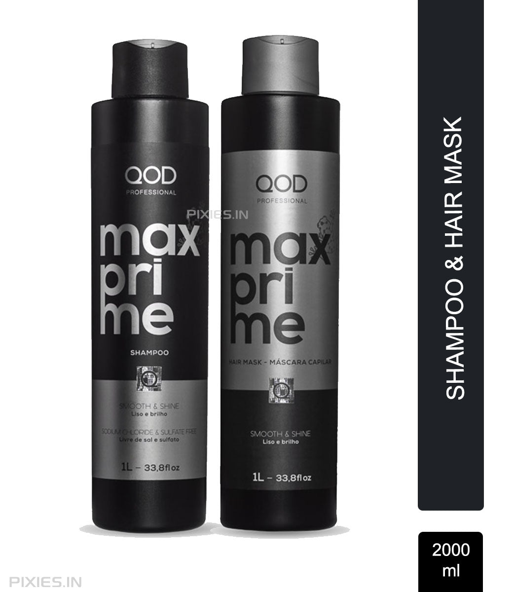 Qod Professional Max Prime After Treatment Shampoo & Mask (1000ml + 1000ml)