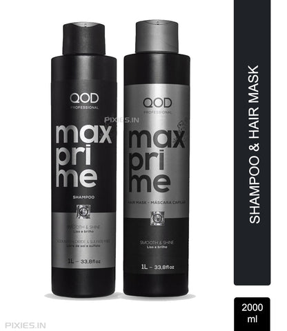 Qod Professional Max Prime After Treatment Shampoo & Mask (1000ml + 1000ml)