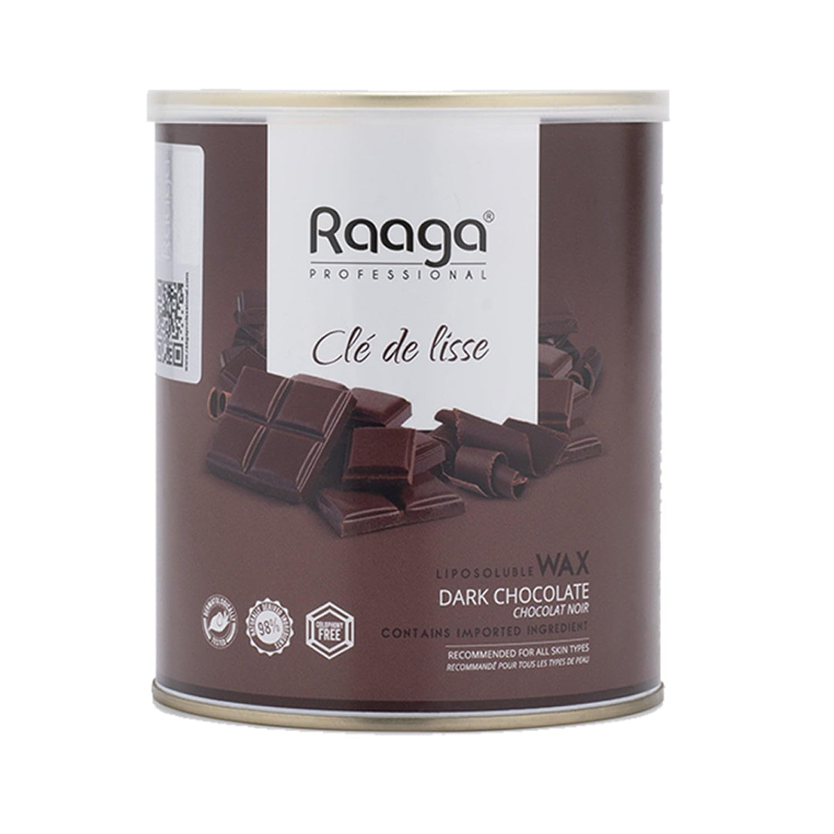 Raaga Professional Dark Chocolate Liposoluble Wax (800gm)