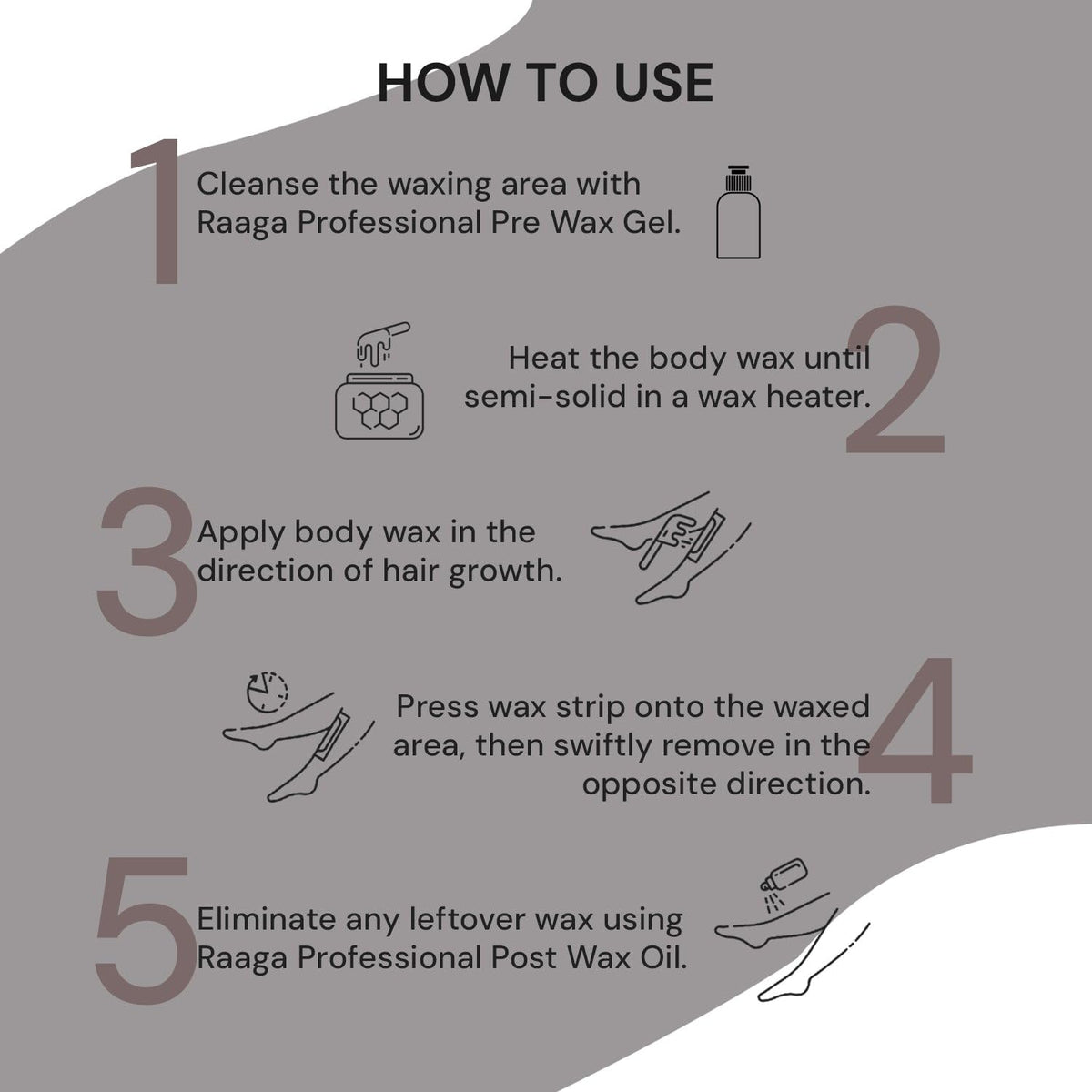 Raaga Professional Dark Chocolate Liposoluble Wax (800gm)