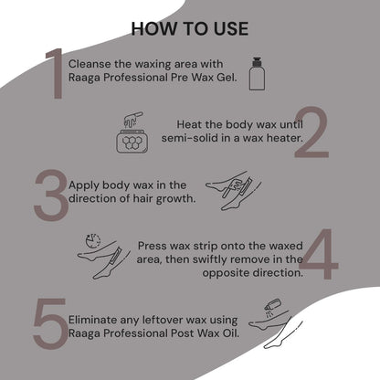 Raaga Professional Dark Chocolate Liposoluble Wax (800gm)