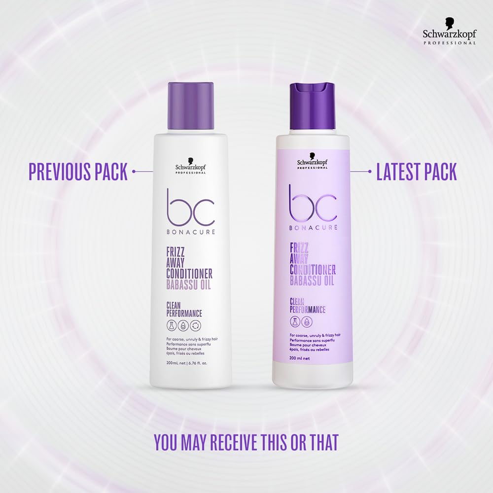 Schwarzkopf Professional BC Bonacure Frizzy Away Babassu Oil Conditioner (200ml)