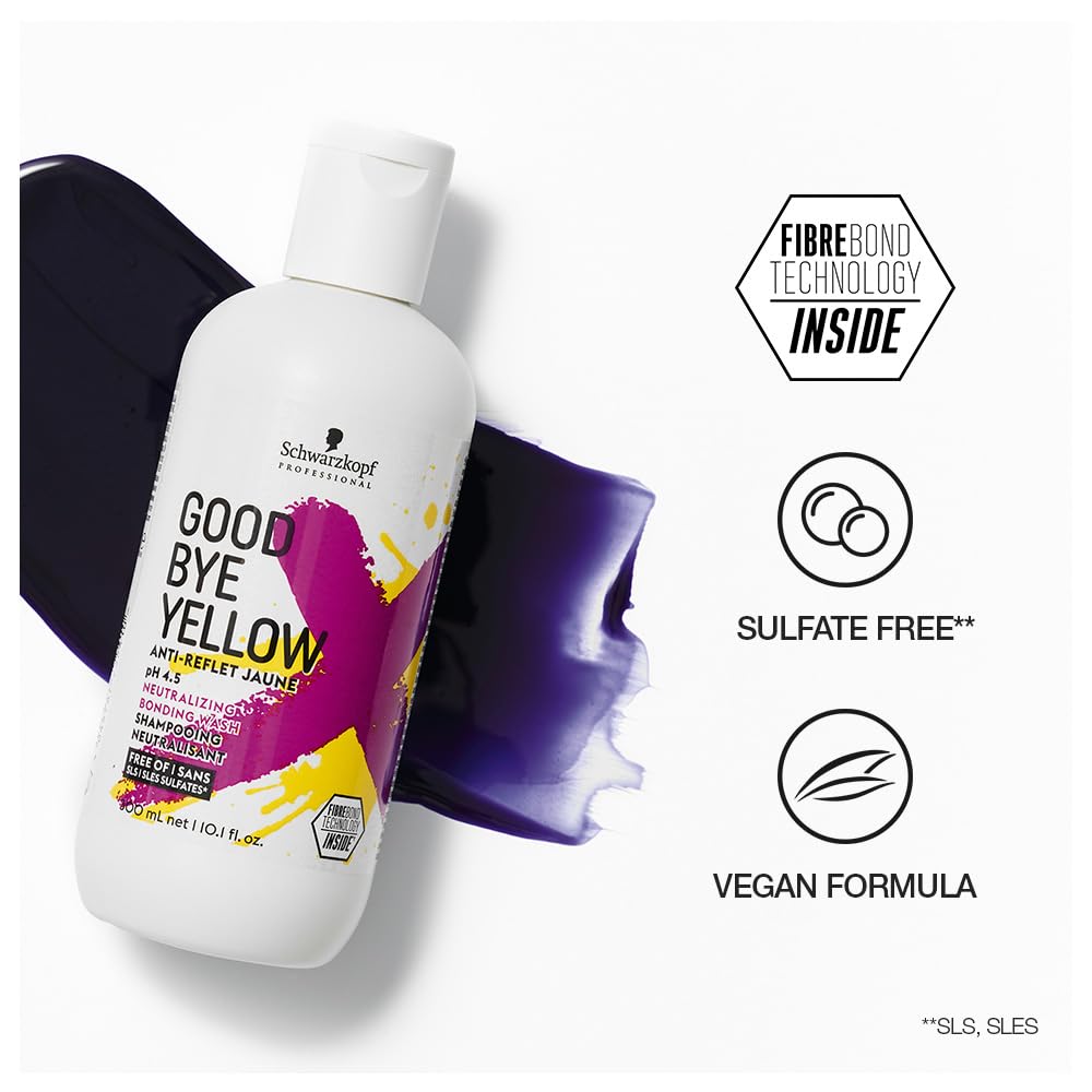 Schwarzkopf Professional Goodbye Yellow Neutralizing Shampoo pH 4.5 (300ml)