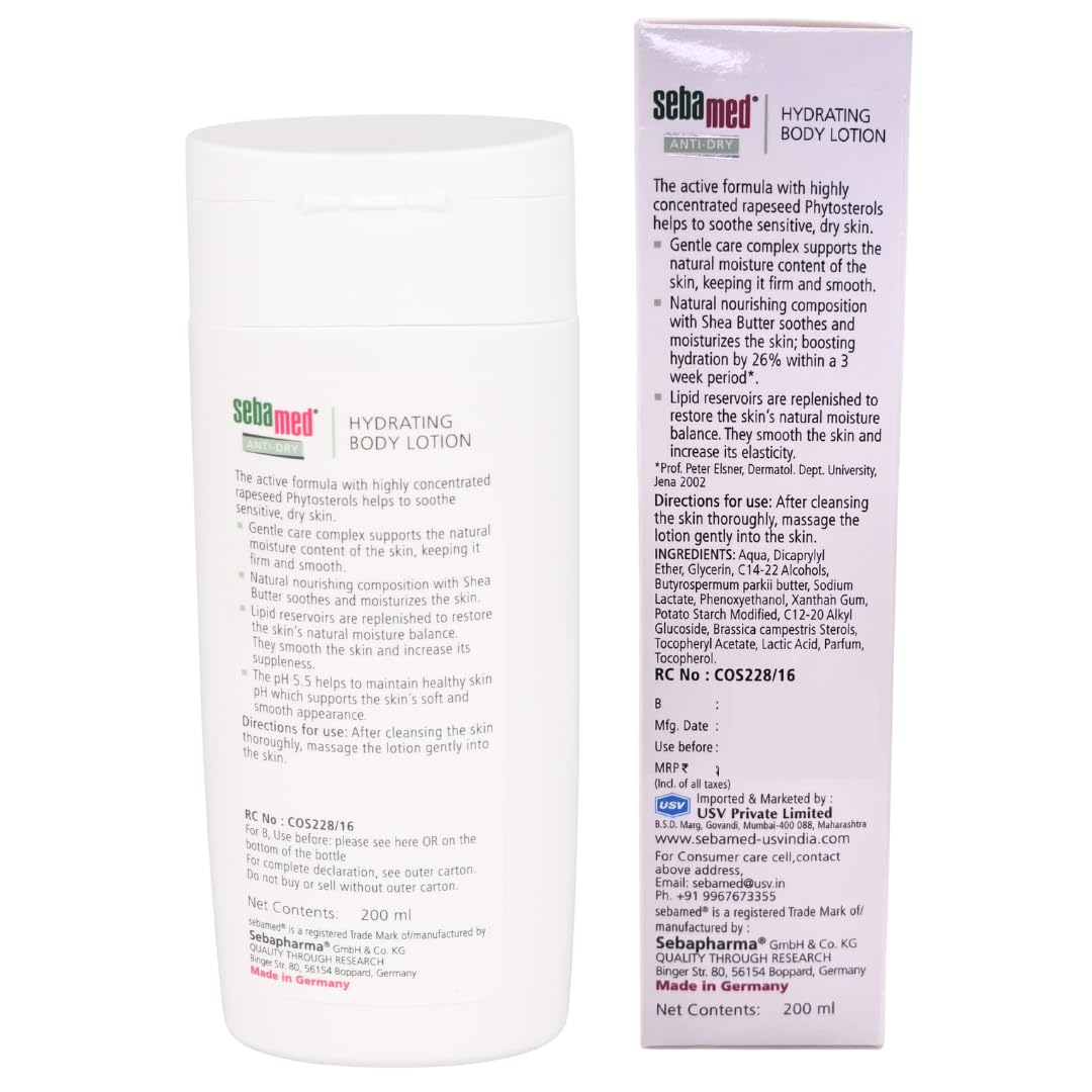 Sebamed Anti-Dry Hydrating Body Lotion (For Sensitive, Dry Skin) (200ml)