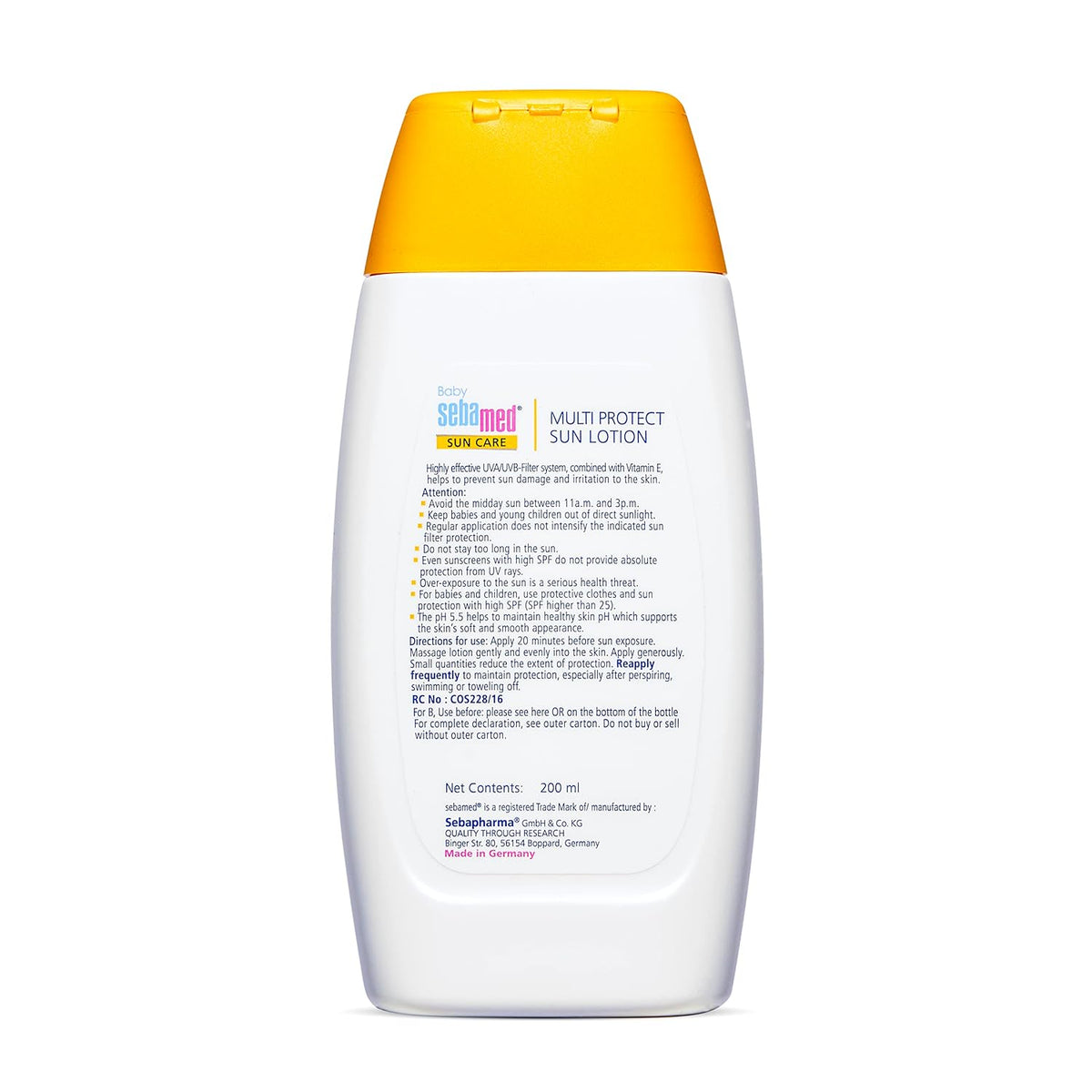 Sebamed Baby Sun care SPF 50+ Multi Protect Sun Lotion For Delicate & Sun Sensitive Skin (200ml)