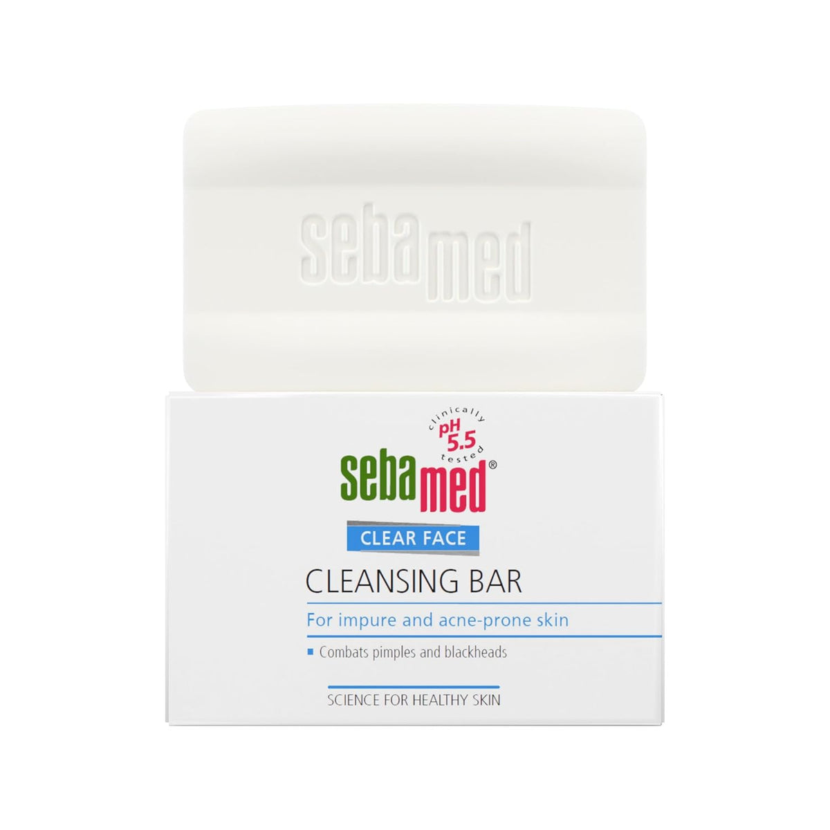 Sebamed Clear Face Cleansing Bar - For impure and oily skin (100gm)