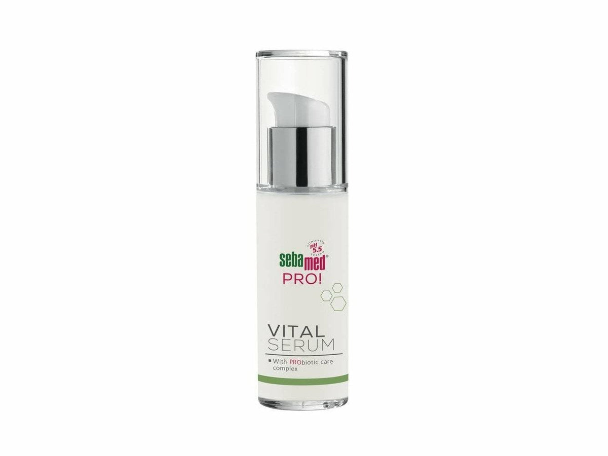 Sebamed Pro Vital Serum, With Probiotic Care Comple, Reduce Fine Wrinkles, Cellpulse NC04 & Coffee (30ml)