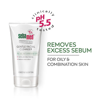Sebamed Gentle Facial Cleanser - For Oily and Combination Skin (150ml)