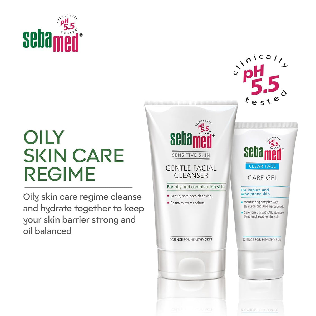 Sebamed Gentle Facial Cleanser - For Oily and Combination Skin (150ml)