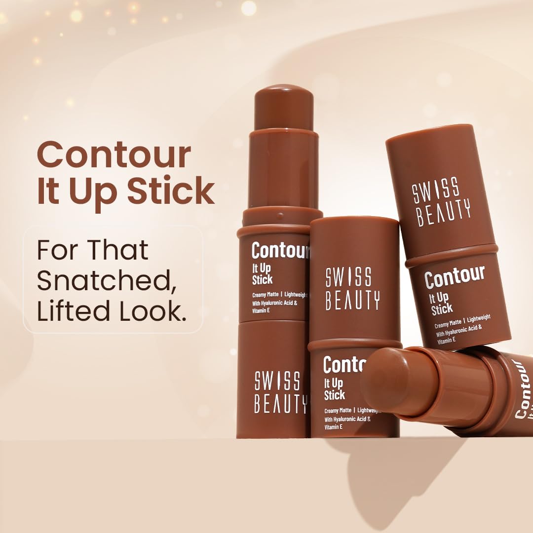 Swiss Beauty Contour It Up Stick - 01 Walnut Brown (8gm)
