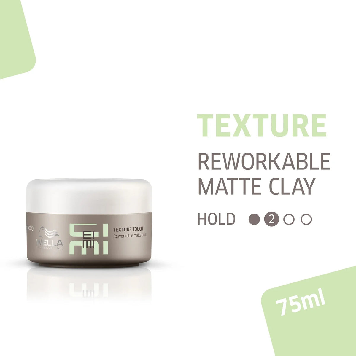 Wella Professionals EIMI Texture Touch Reworkable Matte Clay (75ml)