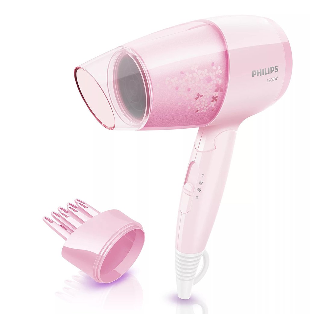 Philips Hair Dryer ThermoProtect 1200W with Air Concentrator + Diffuser attachment (BHC017/00)