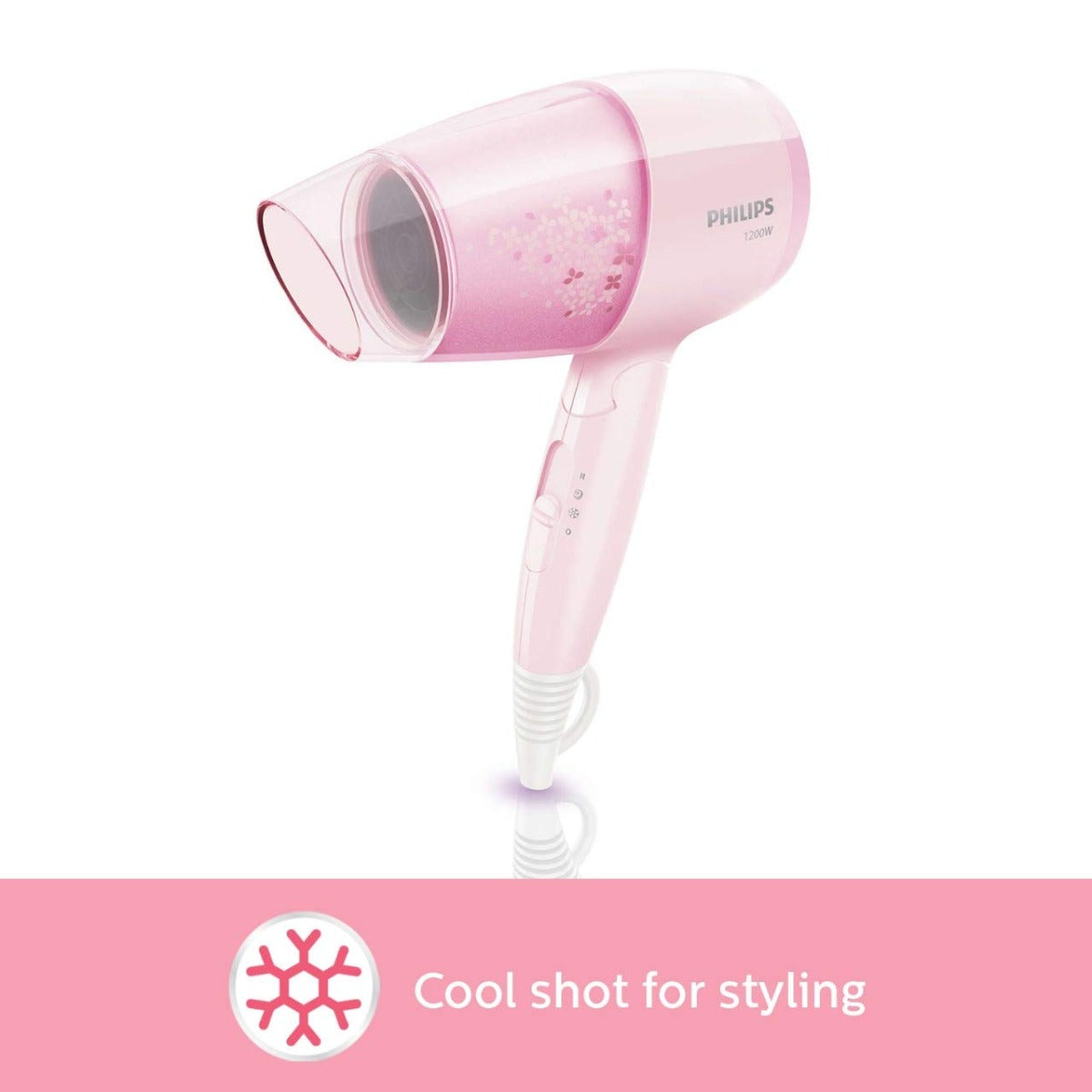 Philips Hair Dryer ThermoProtect 1200W with Air Concentrator + Diffuser attachment (BHC017/00)