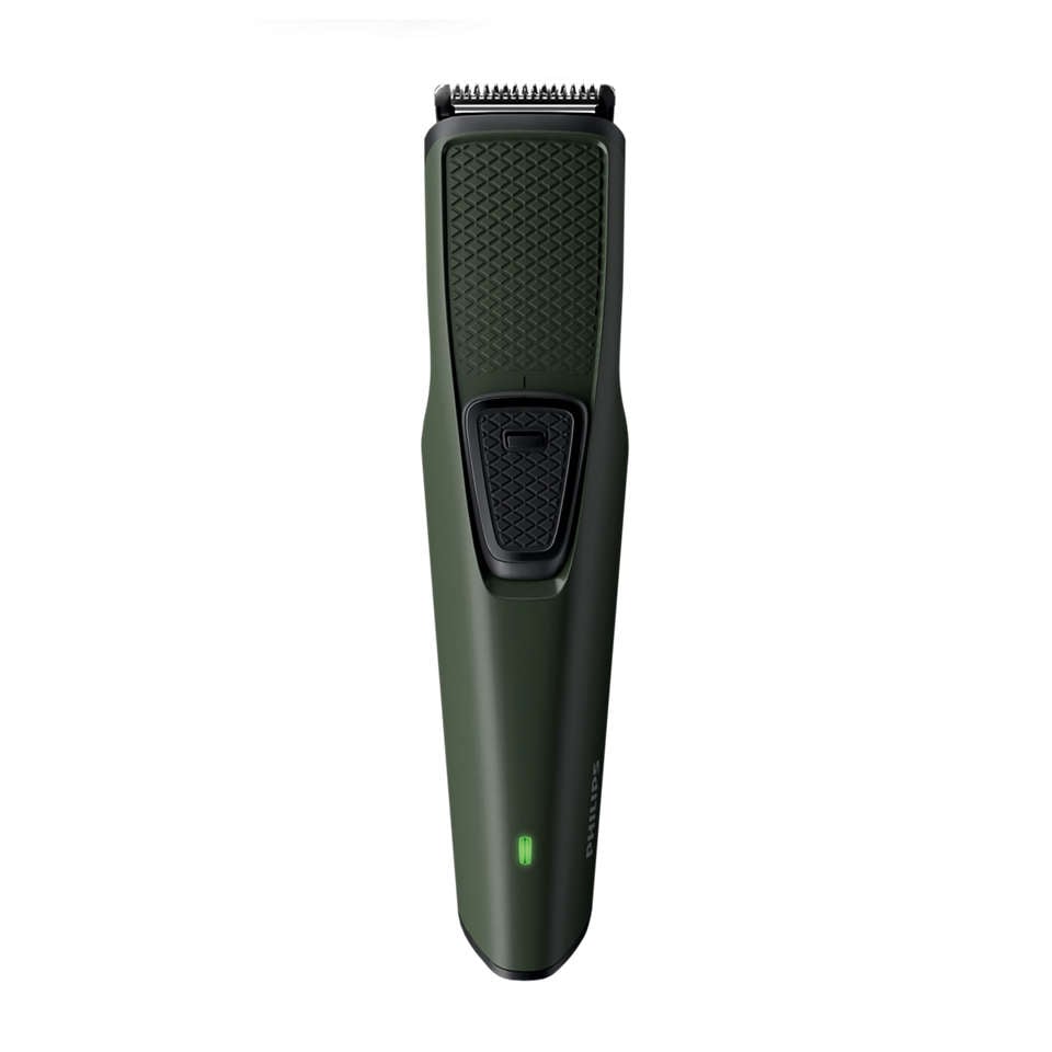 Philips BT1230/18 Beard Trimmer 1000 Series, 30 min Trimmer for Men (Green)