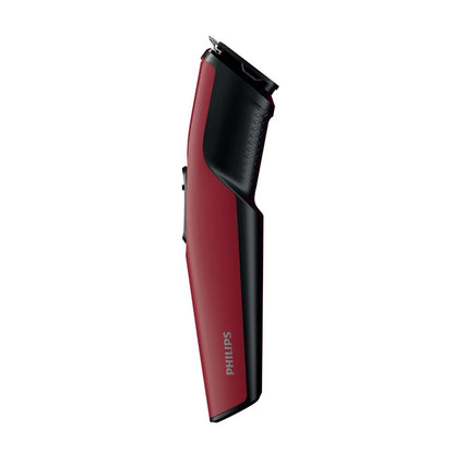 Philips BT1235/18 Beard Trimmer 1000 Series, 60 min Trimmer for Men (Maroon)