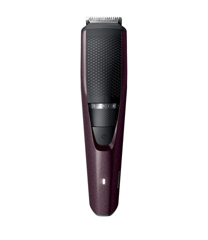 Philips BT3125/15 Beard Trimmer 3000 Series, 45 Min Trimmer for Men (Maroon)